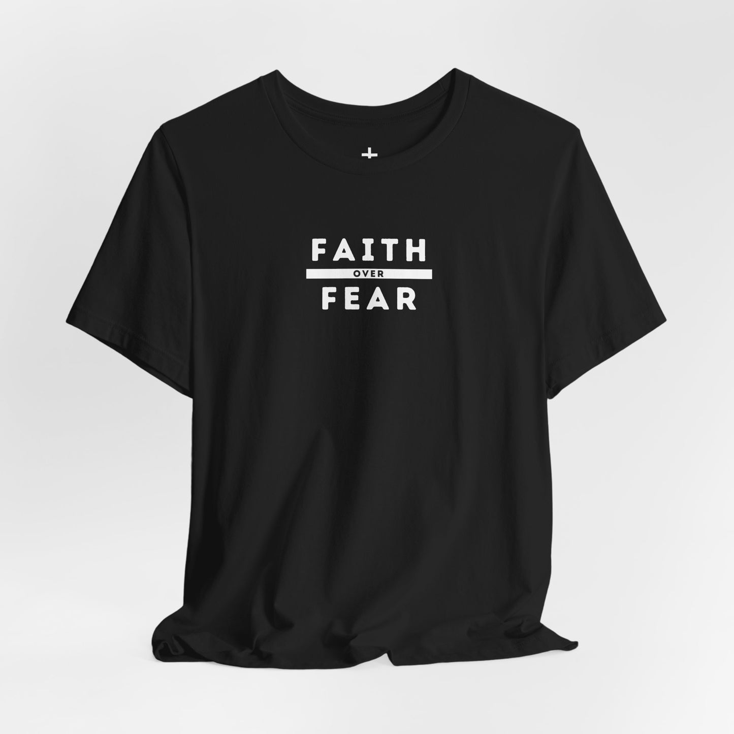Faith Over Fear Christian Tee: Inspirational Unisex Graphic Shirt