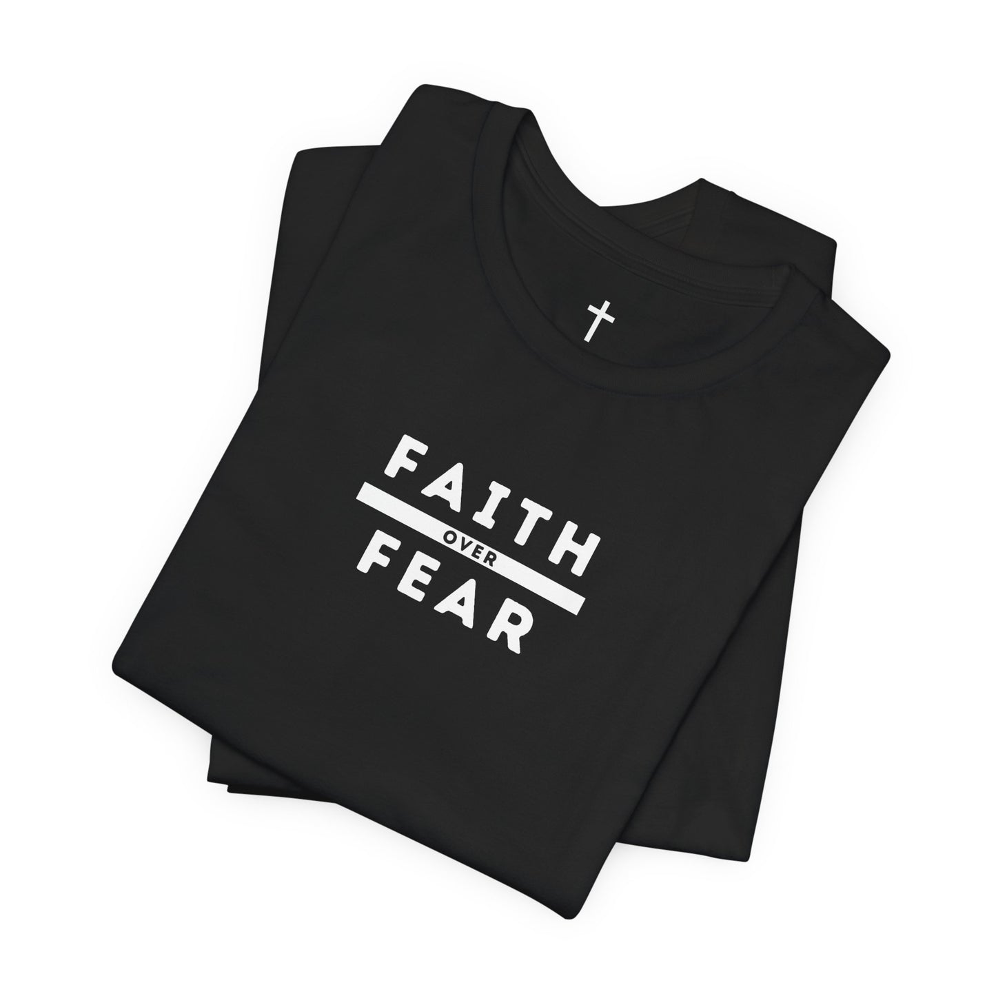 Faith Over Fear Christian Tee: Inspirational Unisex Graphic Shirt