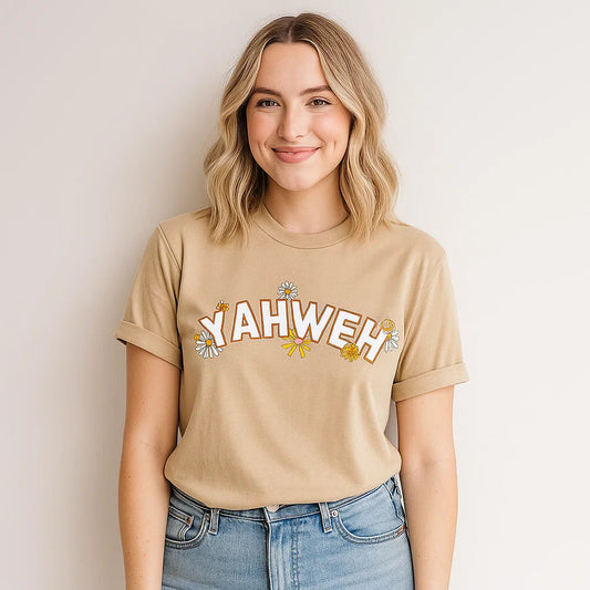 YAHWEH Floral Graphic Tee